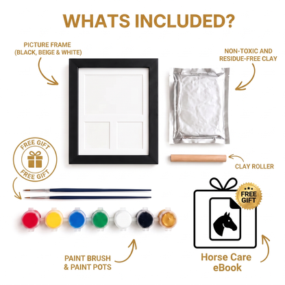 Hoofmark™  Clay Hoofprint Frame